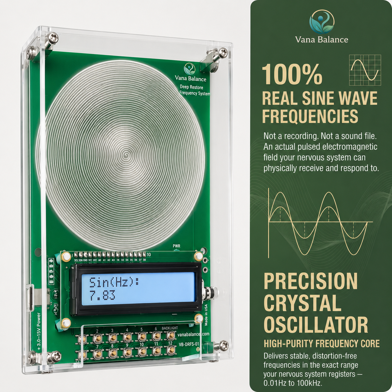 Vana Balance™ Deep Restore Frequency System