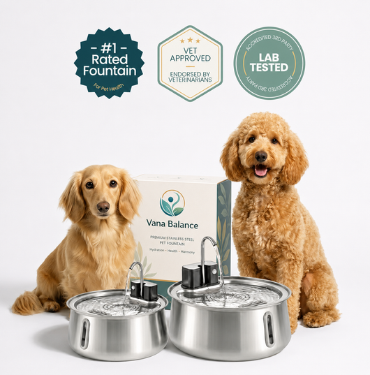 Vana Balance™ Filtered Pet Fountain