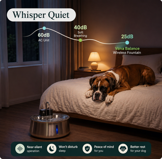 Vana Balance™ Filtered Pet Fountain