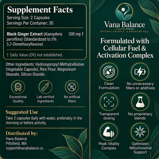 Vana Balance™ Black Ginger Complex