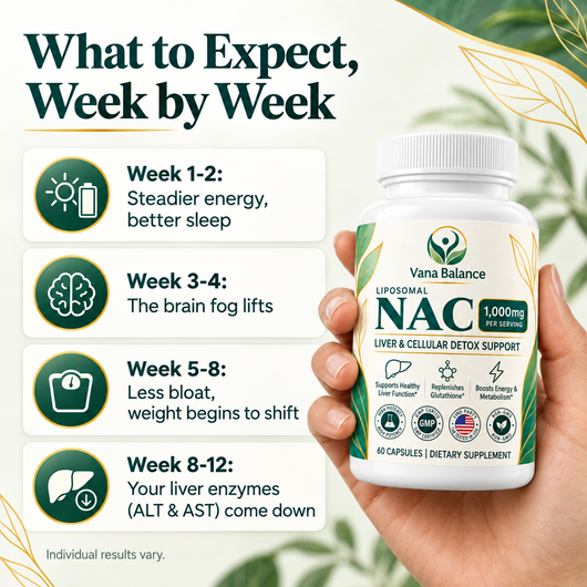 Vana Balance™ Liposomal NAC - Liver & Cellular Detox Support