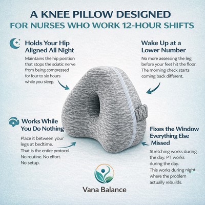 Vana Balance™ — The Shift Recovery Pillow for Nurses