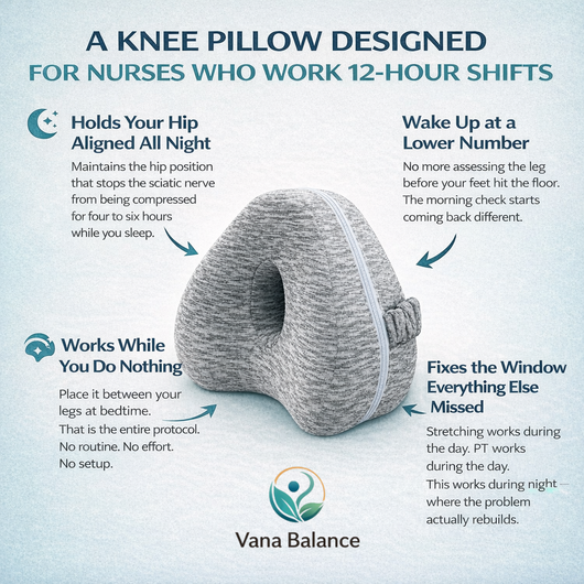 Vana Balance™ — The Shift Recovery Pillow for Nurses